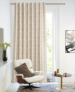 Портьера ТомДом Рен (бежево-серый) 
Портьера ТомДом Рен (бежево-серый)