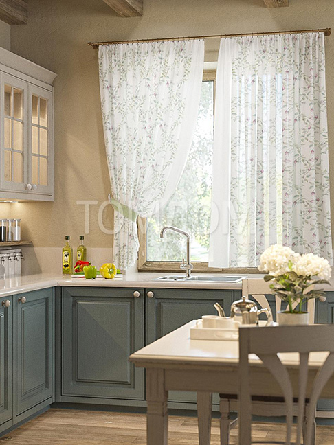 Как украсить окно на кухне шторами: виды занавесок и советы специалистов
