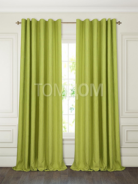 Выбираем зеленые шторы для интерьера гостиной и других комнат