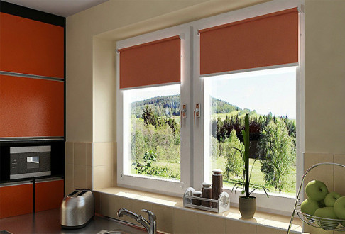 Рулонные шторы на пластиковые окна – выбор крепления, цвета, фактуры