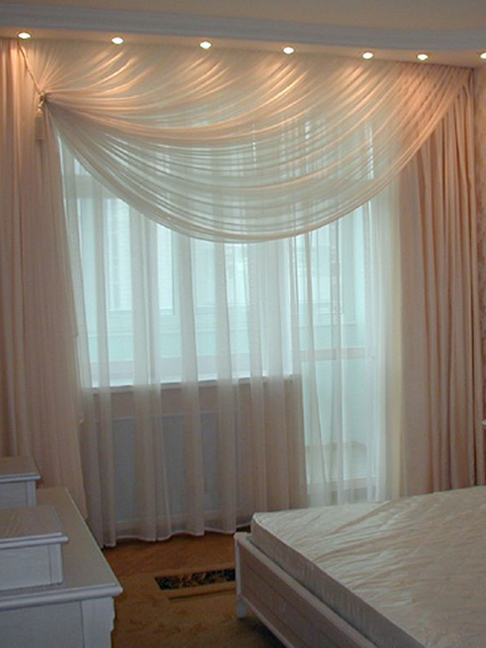 Фото современных штор для спальни 2023 года
