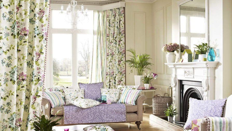 Как подобрать цвет штор к интерьеру гостиной