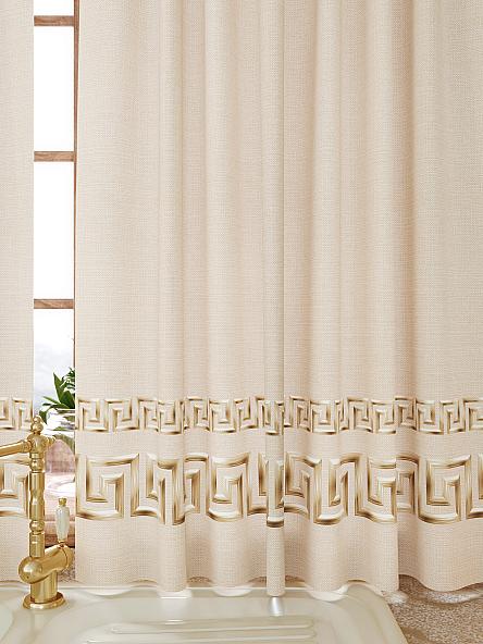 Комплект штор для кухни Иновирс (бежевый) - фото 2