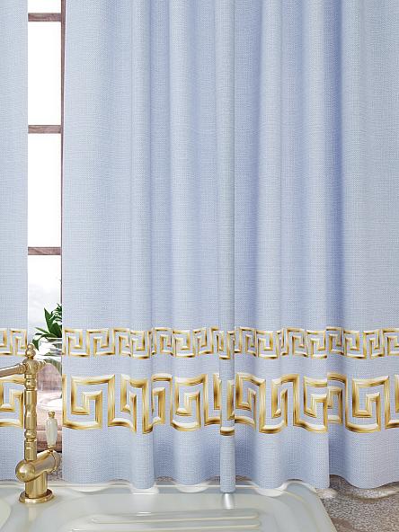 Комплект штор для кухни Иновирс (голубой) - фото 2