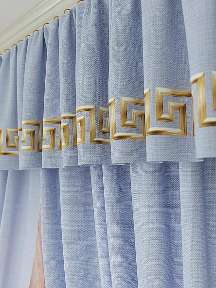 Комплект штор для кухни Иновирс (голубой) - фото 4