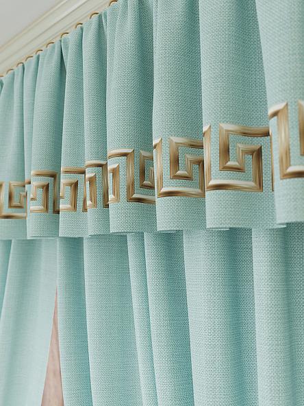Комплект штор для кухни Иновирс (бирюза) - фото 4