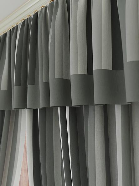 Комплект штор для кухни Бринзит (серый) - фото 4