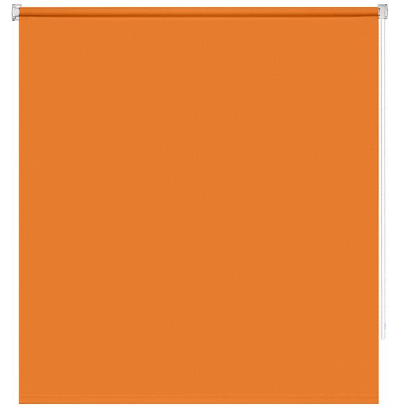 Рулонная штора для кухни Миниролл Плайн (оранжевый)