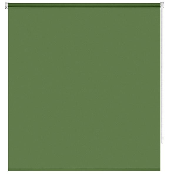 Рулонная штора для кухни Миниролл Плайн (травяной зеленый)