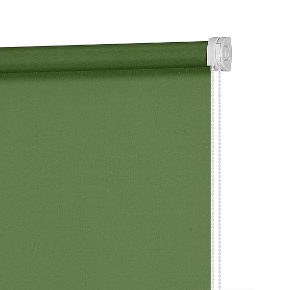 Рулонная штора для кухни Миниролл Плайн (травяной зеленый) - фото 2