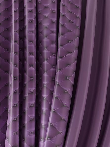 Комплект штор Ронзион (фиолетовый) - фото 2