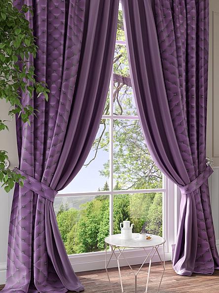 Комплект штор Ронзион (фиолетовый) - фото 3