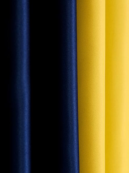 Комплект штор Элефти (сине-жёлтый) - фото 3