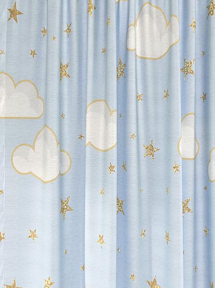 Комплекты штор с покрывалом Делсилис (голубой) - фото 3