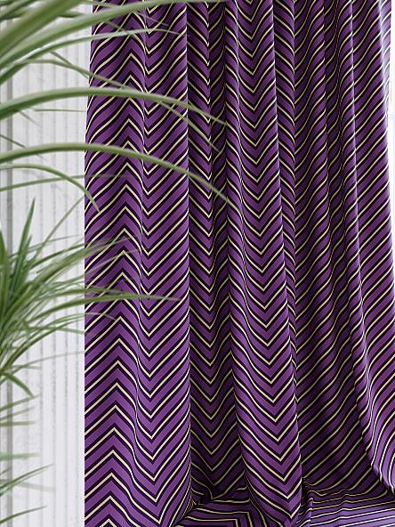 Комплект штор Таник (фиолетовый) - фото 4