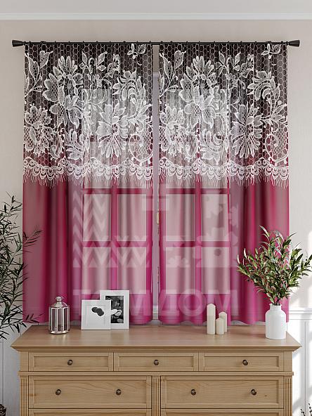 Тюль для кухни Филлис (бордо) - фото 4