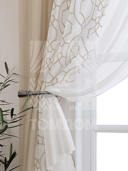 Тюль для кухни Юинг (бежевый) - фото 3