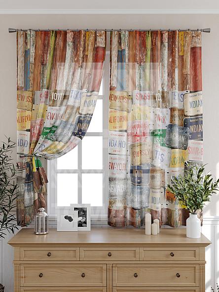 Тюль для кухни Ренис