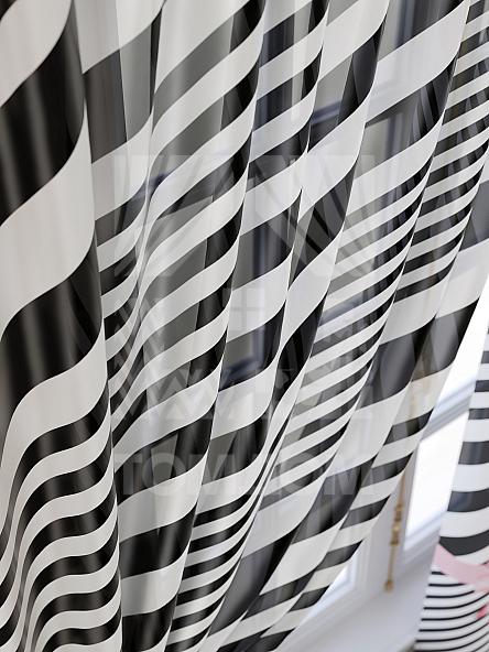 Тюль для кухни Симонис (розовый) - фото 5