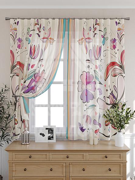 Тюль для кухни Лиддис