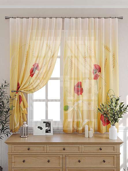 Тюль для кухни Флоер