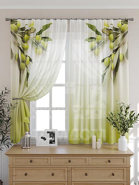 Тюль для кухни Оллаф