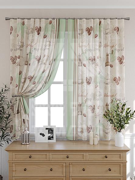 Тюль для кухни Ньютос