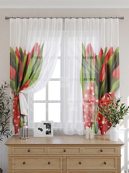 Тюль для кухни Илана