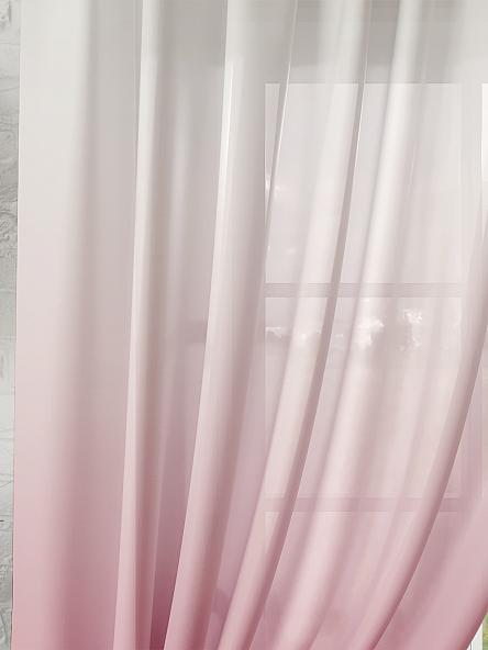 Тюль для кухни Тристар (розовый) - фото 2