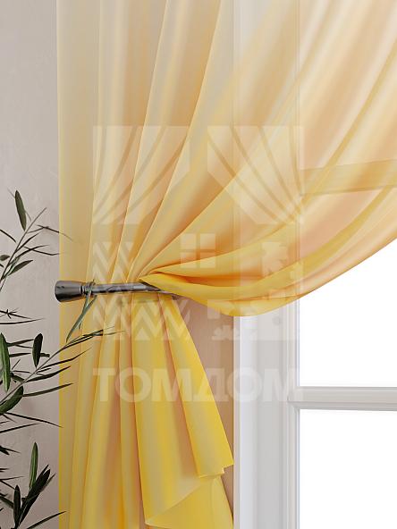 Тюль для кухни Тристар (желтый) - фото 3