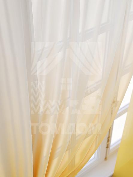 Тюль для кухни Тристар (желтый) - фото 5