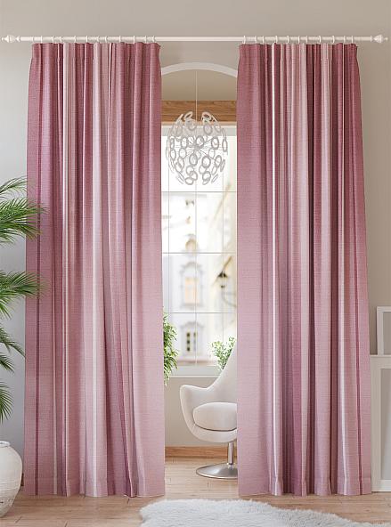Комплект штор Паулена (розовый) - фото 2