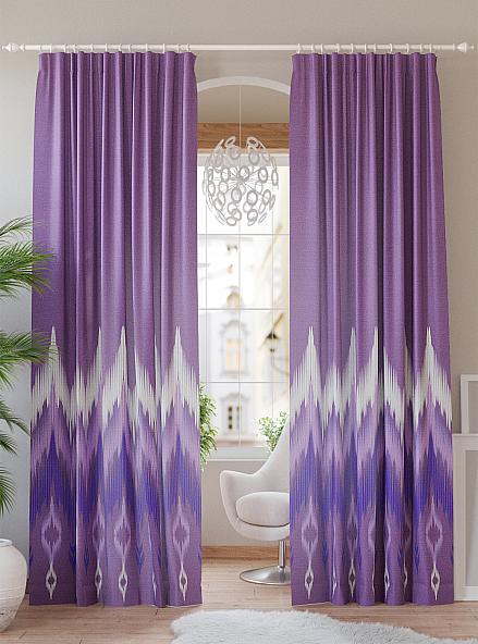 Комплект штор Тирал (фиолетовый) - фото 2