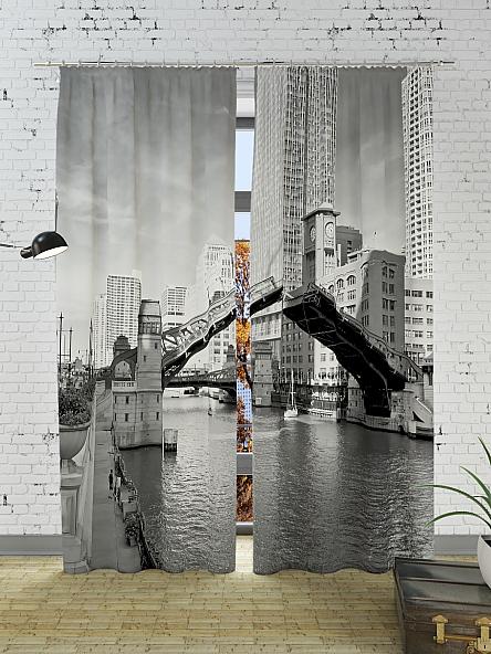 Комплект фотоштор Разводной мост - фото 2