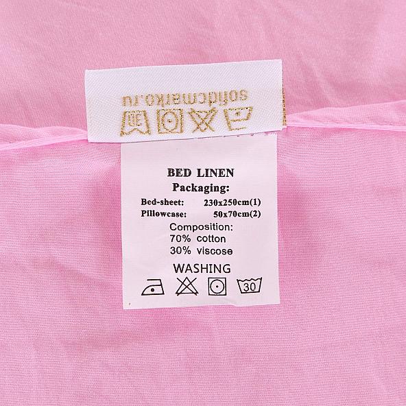 Постельное белье Фемидея (розовый) - фото 6