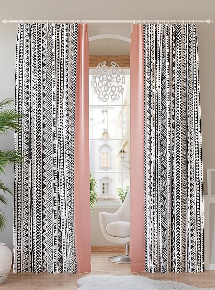 Комплект штор Карлитос (розовый) - фото 3