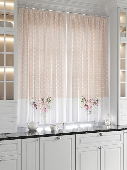 Комплект штор Мирфин (персиковый) - фото 2