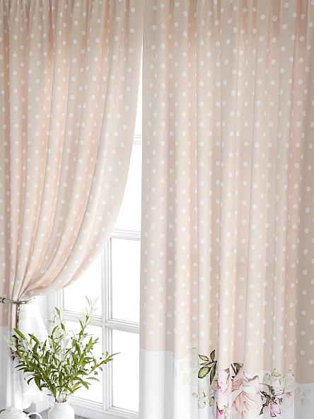 Комплект штор Мирфин (персиковый) - фото 3