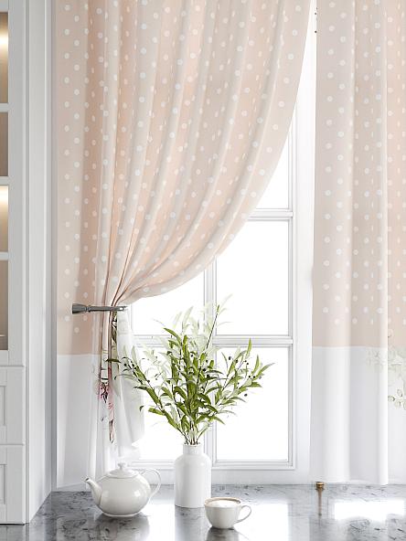 Комплект штор Мирфин (персиковый) - фото 4