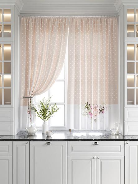 Комплект штор Мирфин (персиковый) - фото 6