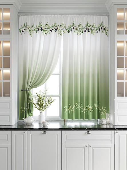 Комплект штор для кухни Гринлис - фото 6