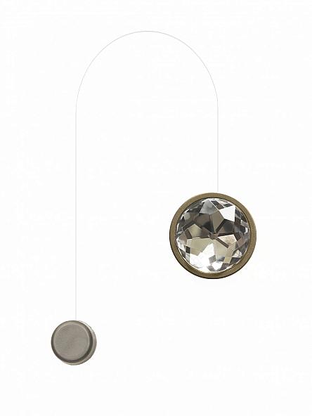 Аксессуар для штор Подхват с магнитом «Кристалл» (Бронза)