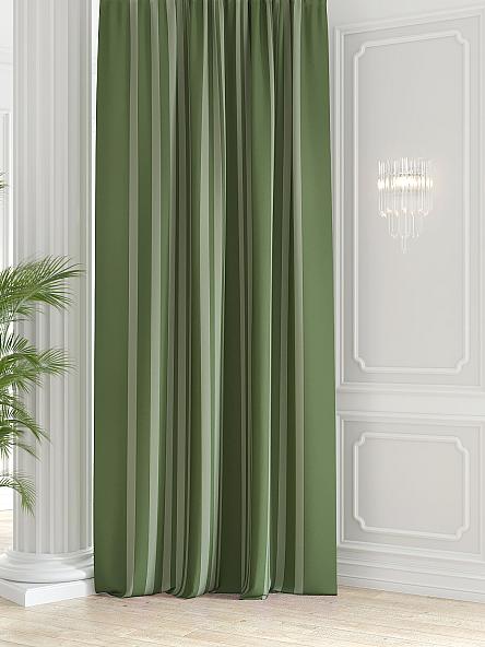 Портьера Гейлонс (зеленый) - 250 см - фото 3