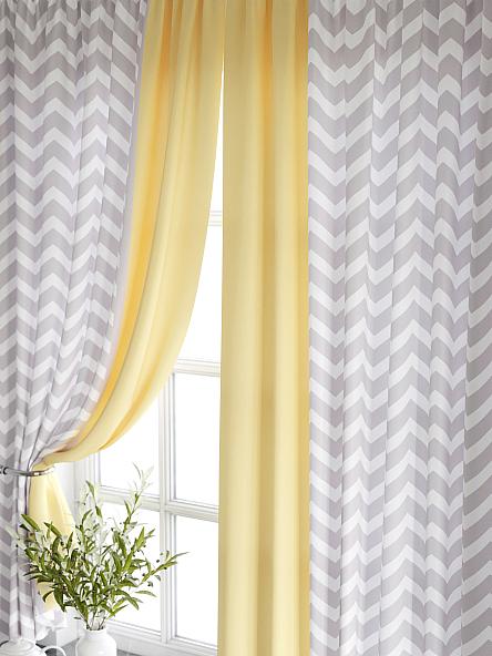 Комплект штор для кухни Глориси (желтый) - фото 3