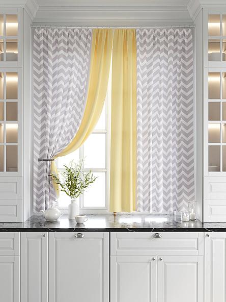 Комплект штор для кухни Глориси (желтый) - фото 6