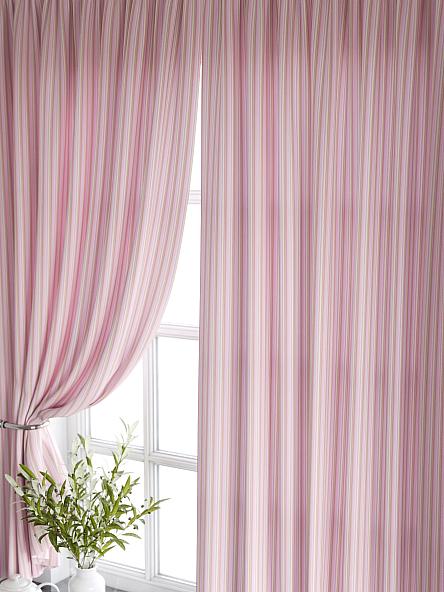 Комплект штор для кухни Бронгли (розовый) - фото 3