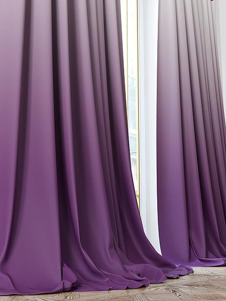 Комплект штор Лиргос (фиолетовый) - фото 2