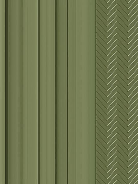 Комплект штор Кромпис (зеленый) - фото 4