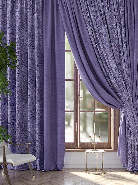 Комплект штор Рифлос (фиолетовый)