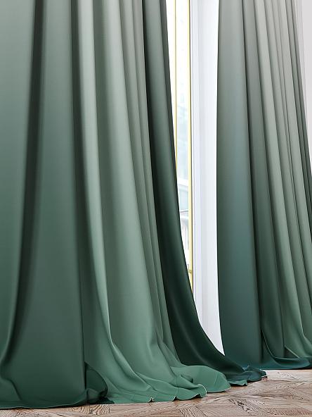 Комплект штор Флирбонс (зеленый) - фото 2